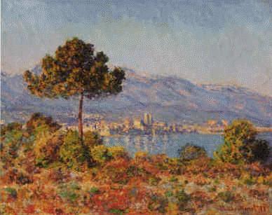Claude Monet Antibes Seen from the Notre Dame Plateau Norge oil painting art